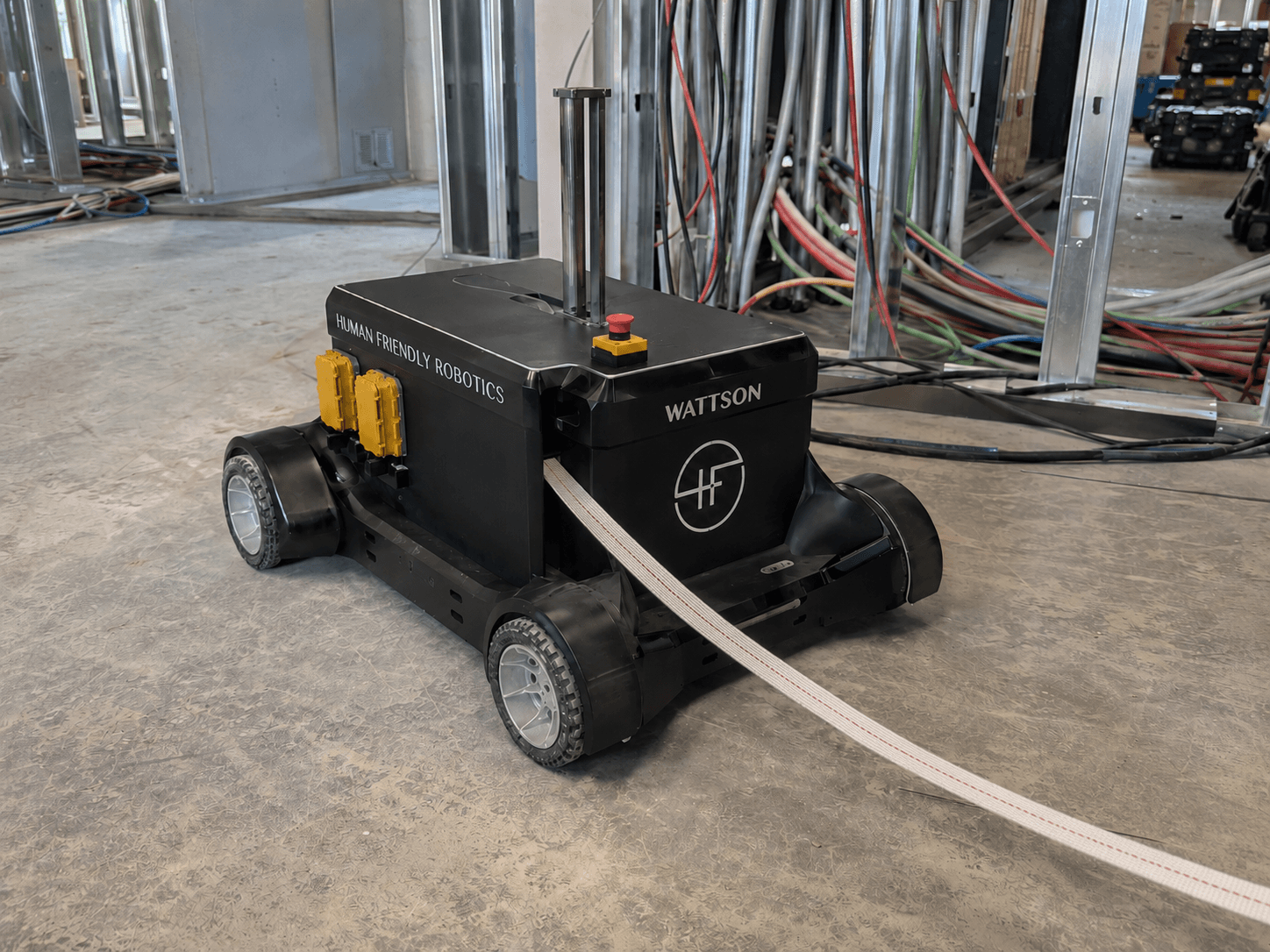 Wattson on a data-center jobsite, Puller · on site